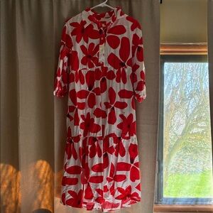 The Bettina Tiered Shirt Dress by Maeve